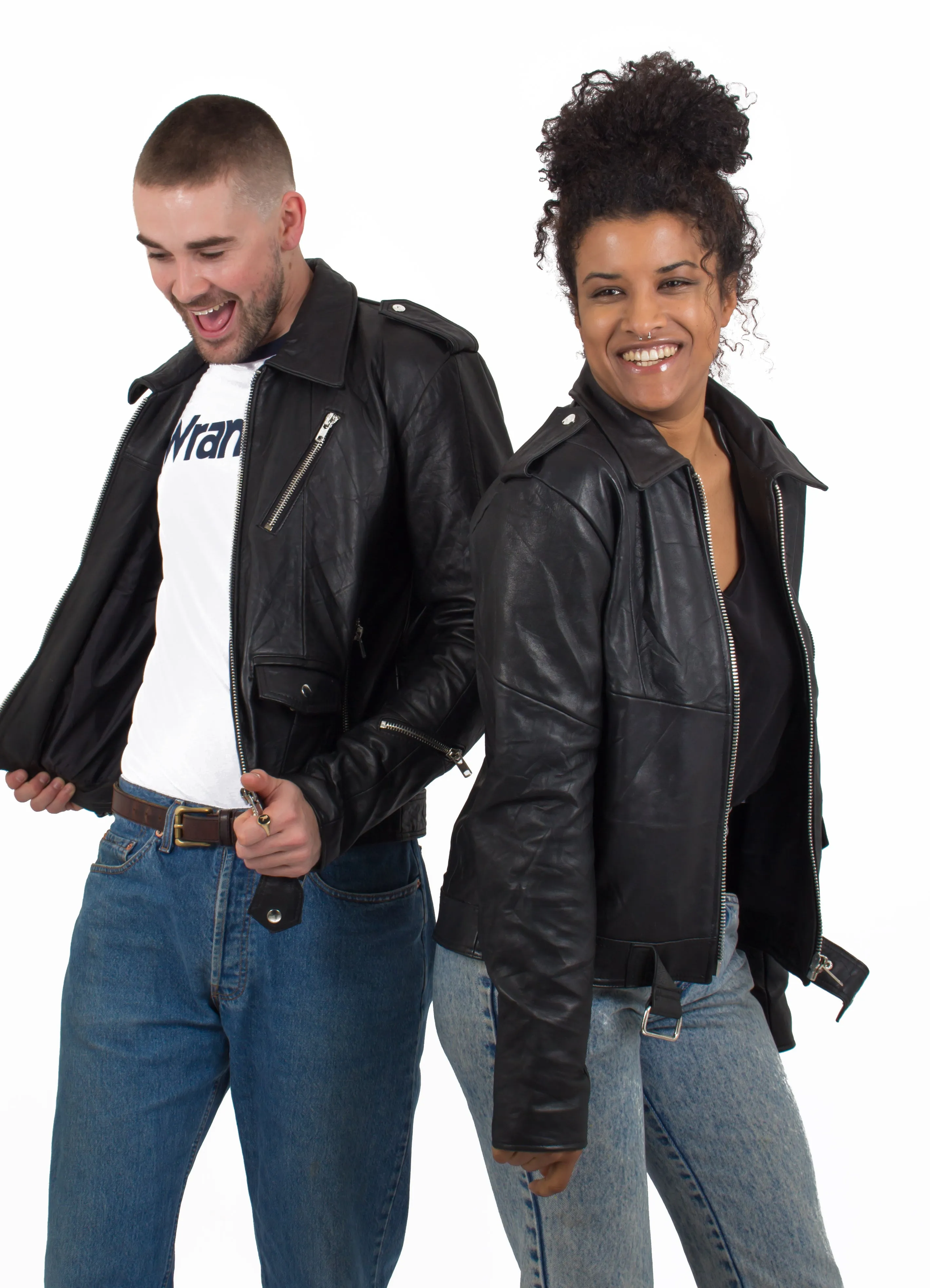 100% Recycled Leather Biker Jackets