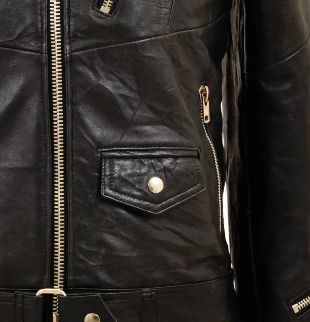 100% Recycled Leather Biker Jackets