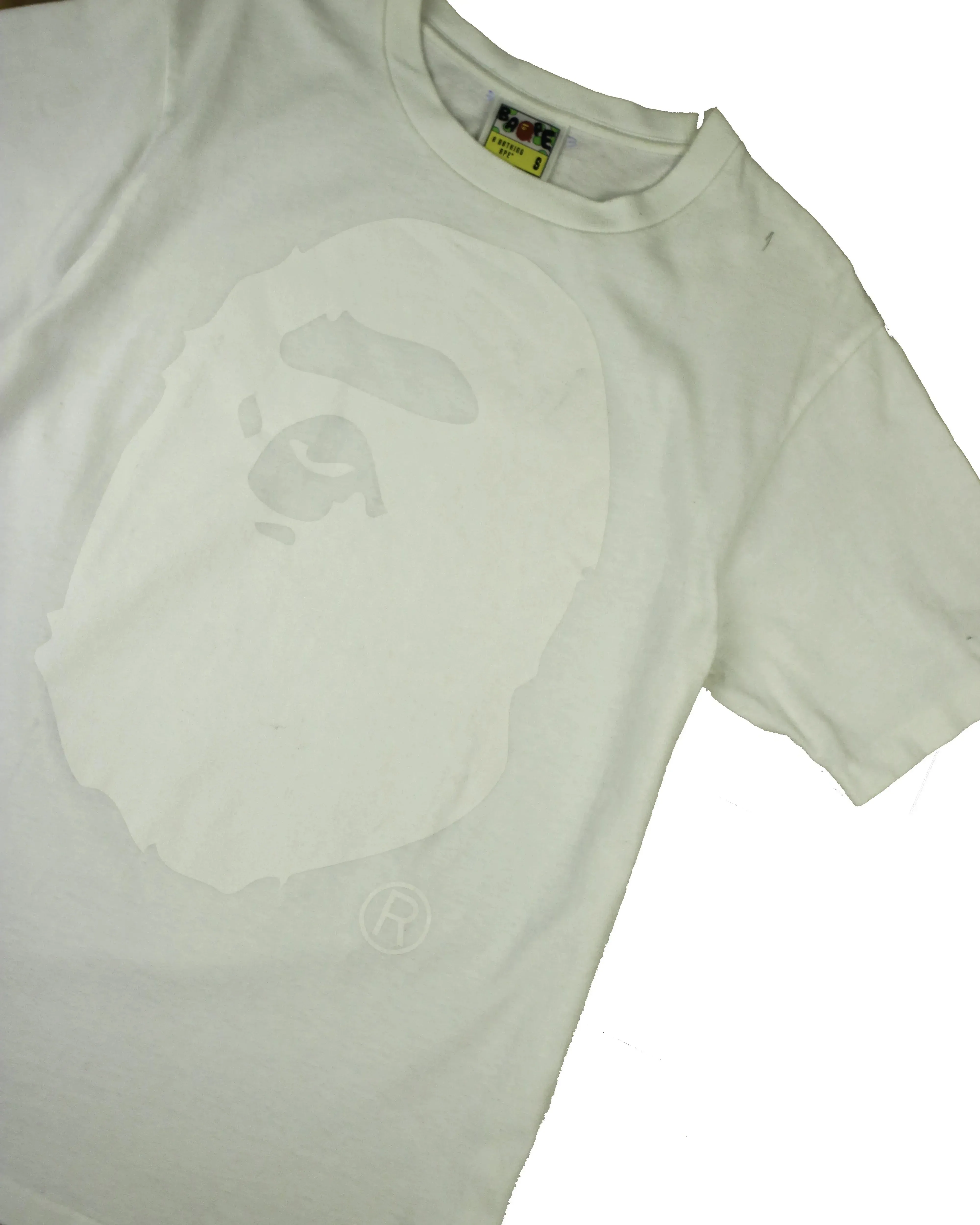 A BATHING APE COLLEGE TEE (S)  (S)