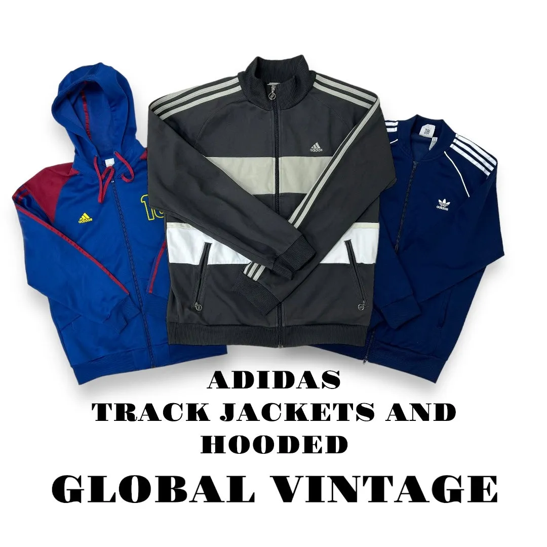 Adidas Track Jackets And Hoodies- 8 Pieces