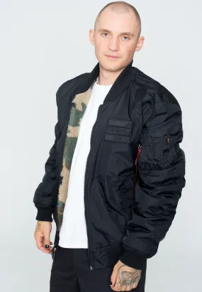 Alpha Industries - MA 1 FLC Rev Black - Jacket