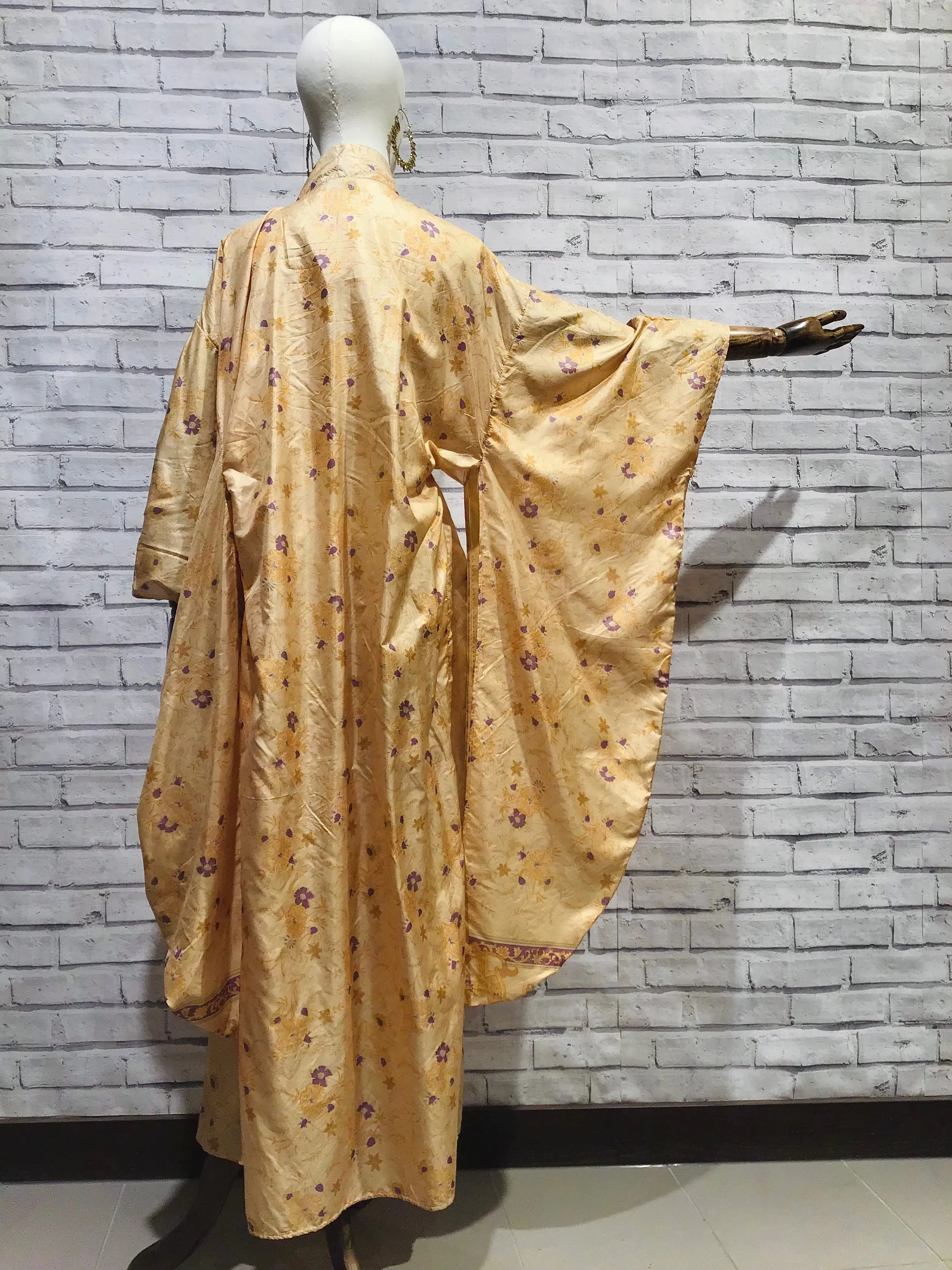 Art Deco Goddess Silk Kimono