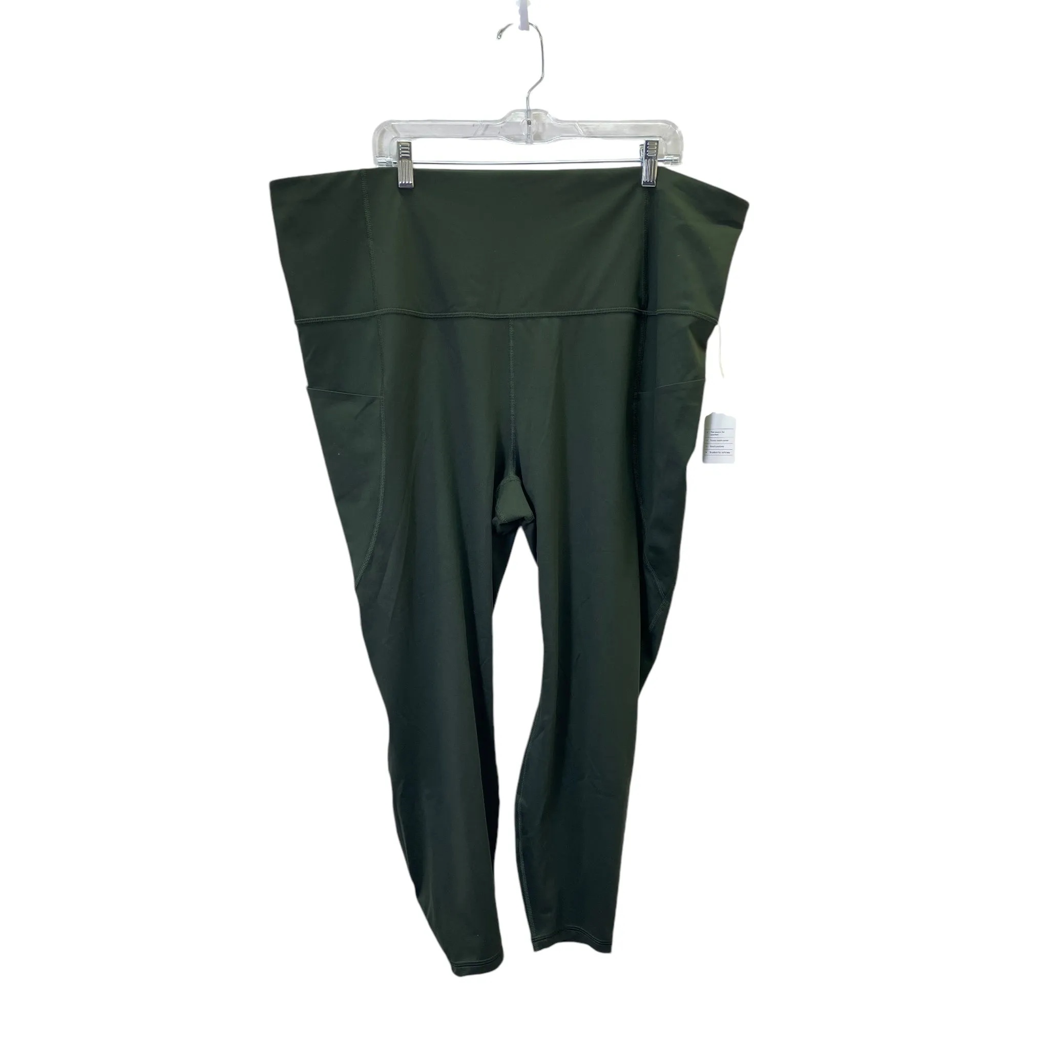 Athletic Leggings By All In Motion In Green, Size:3X