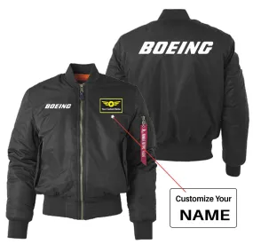 Boeing & Text Designed "Women" Bomber Jackets