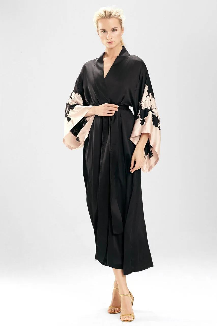 Bold Blossom Embroidered Robe