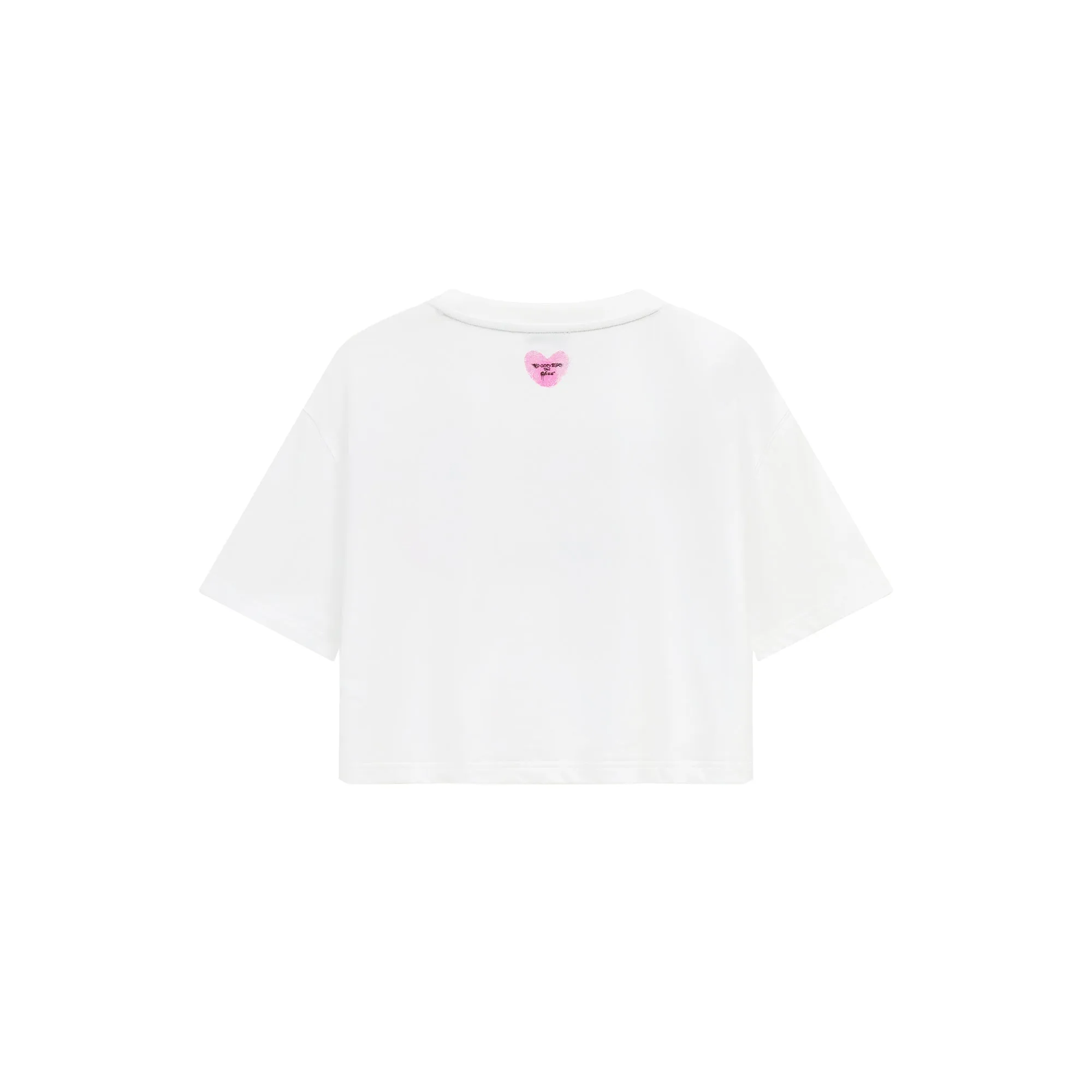 Collab Logo Heart Cropped T-Shirt