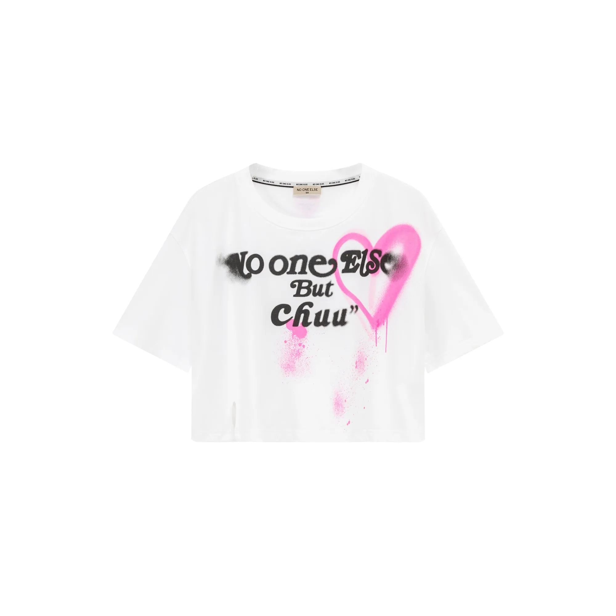 Collab Logo Heart Cropped T-Shirt