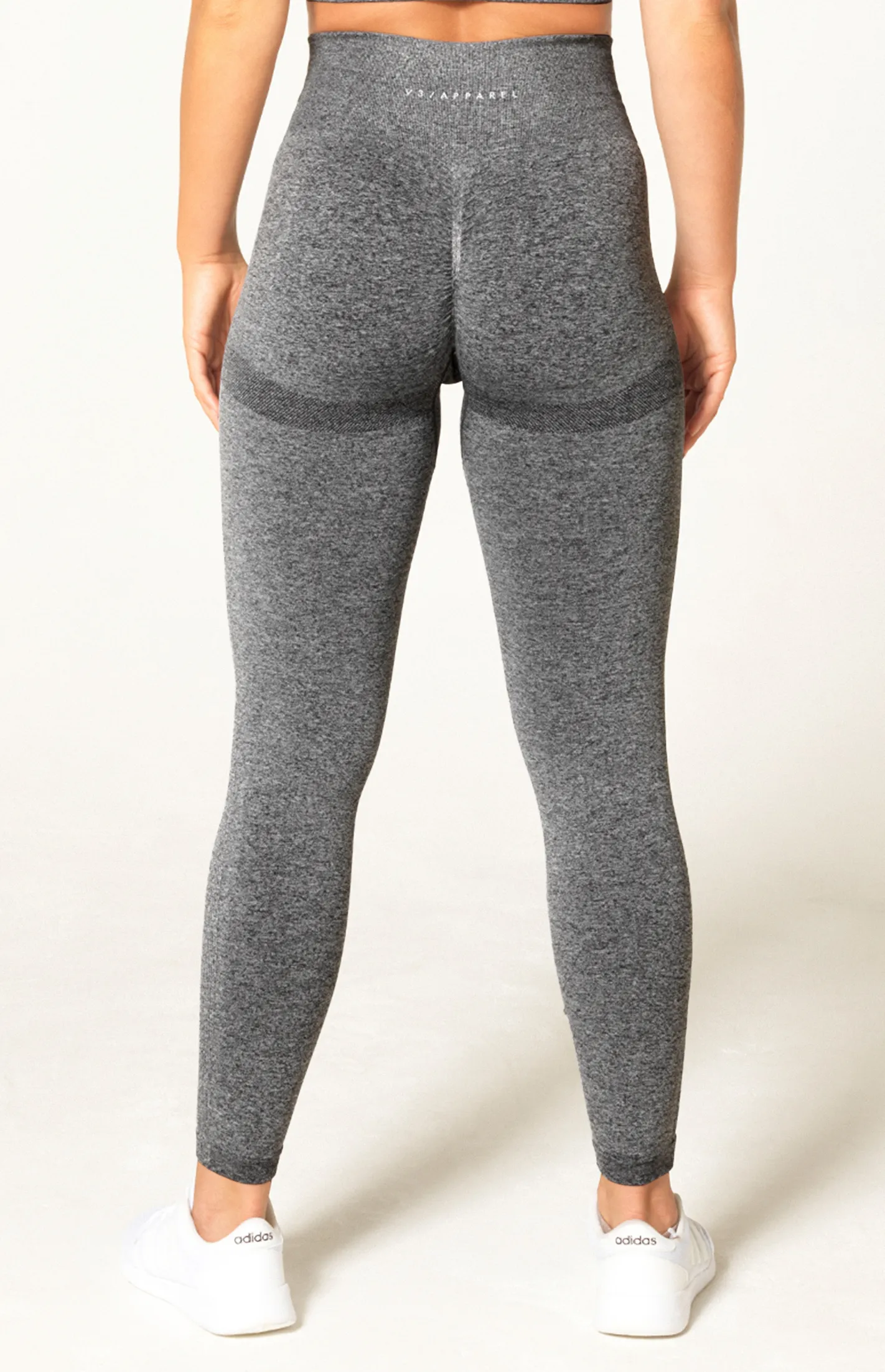 Define Seamless Scrunch Leggings - Dark Grey Marl