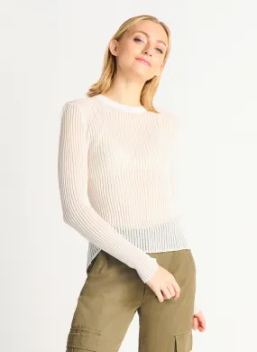 DEX Mesh Ribbed Sweater