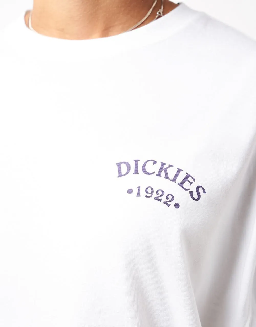 Dickies Garden Plain L/S T-Shirt - White