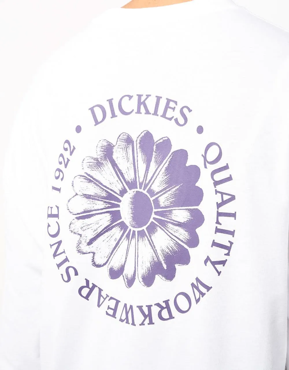 Dickies Garden Plain L/S T-Shirt - White