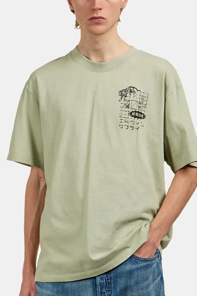 Edwin Hazardous Voltage T-Shirt (Desert Sage)