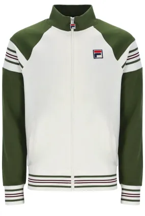 Fila Vintage Men's Ferarra Track Top Chive Green