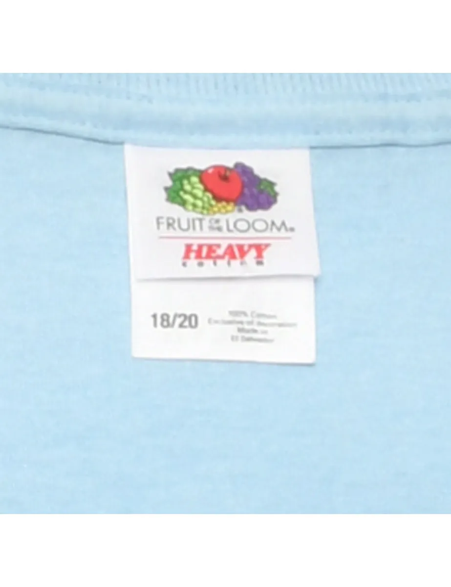 Fruit of the Loom Plain T-shirt - M