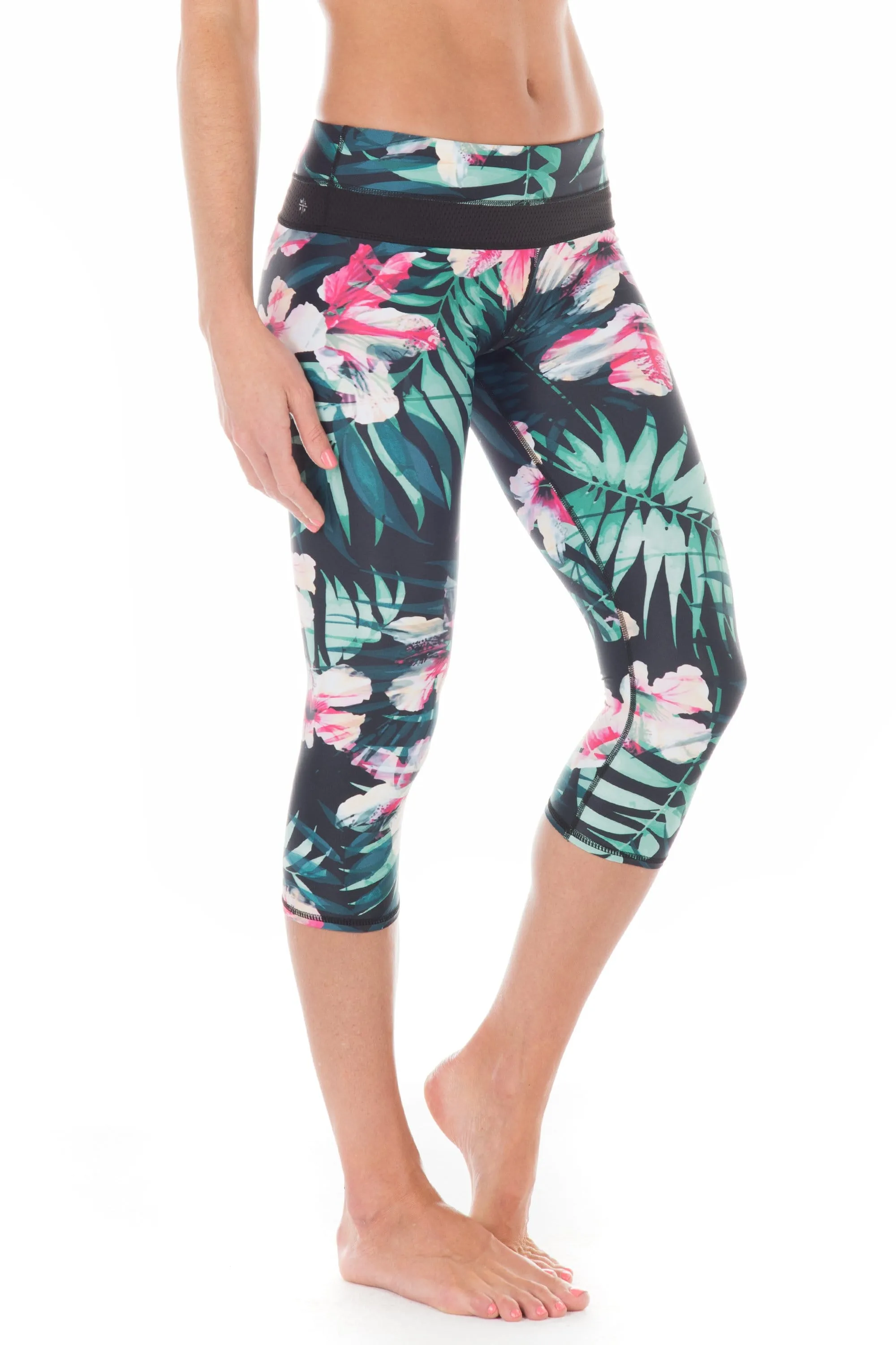 Hibiscus Palm |  Lani Workout Capri