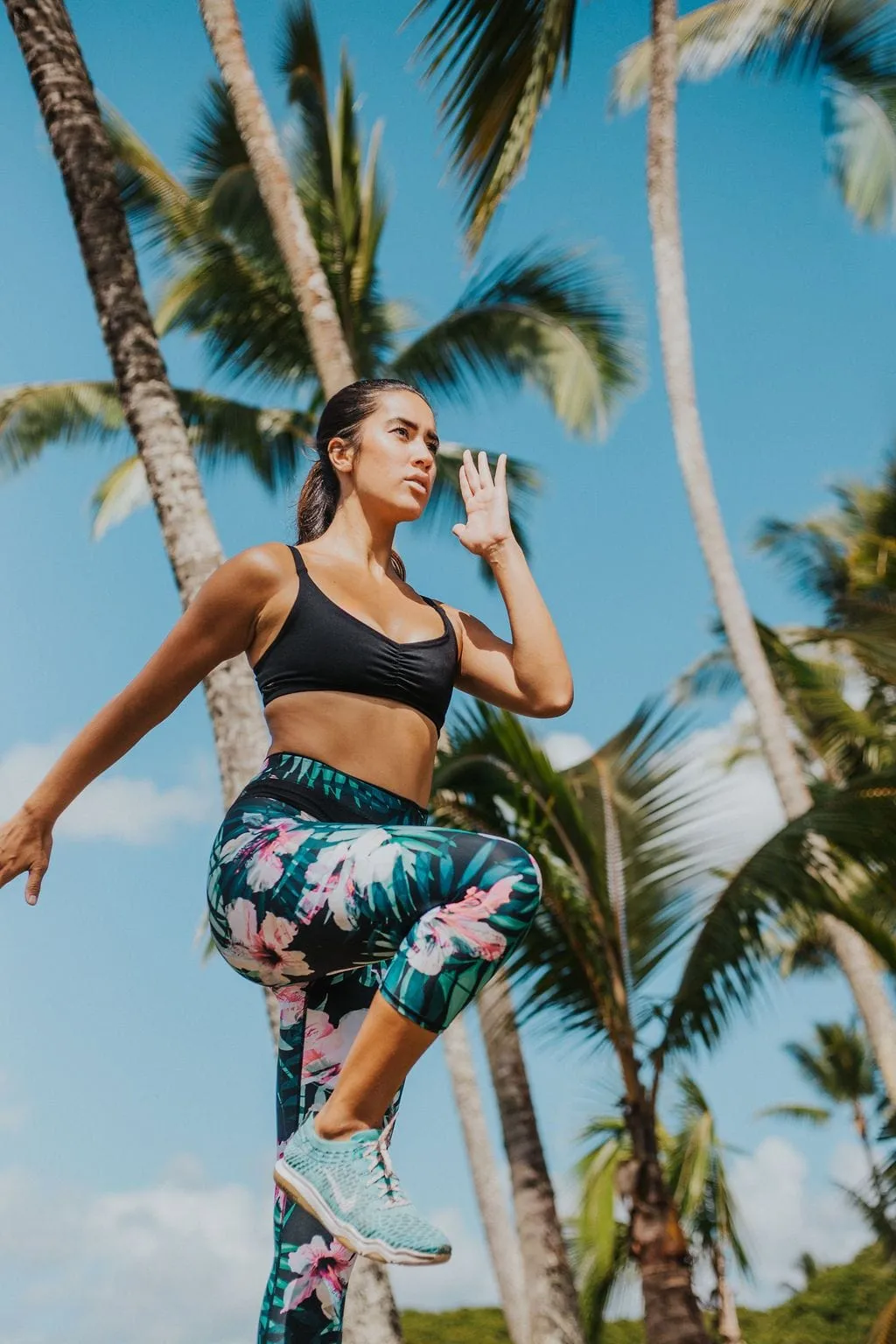 Hibiscus Palm |  Lani Workout Capri