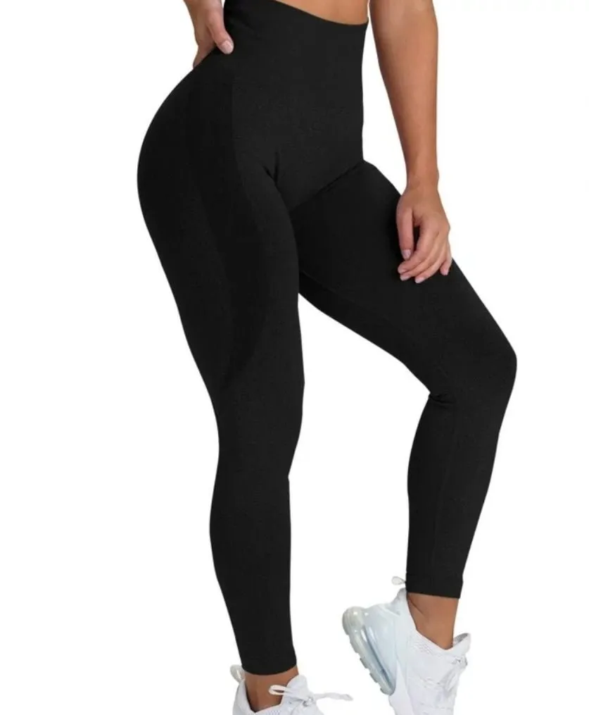 High Waist Push Up Workout Seamless Yoga Pants