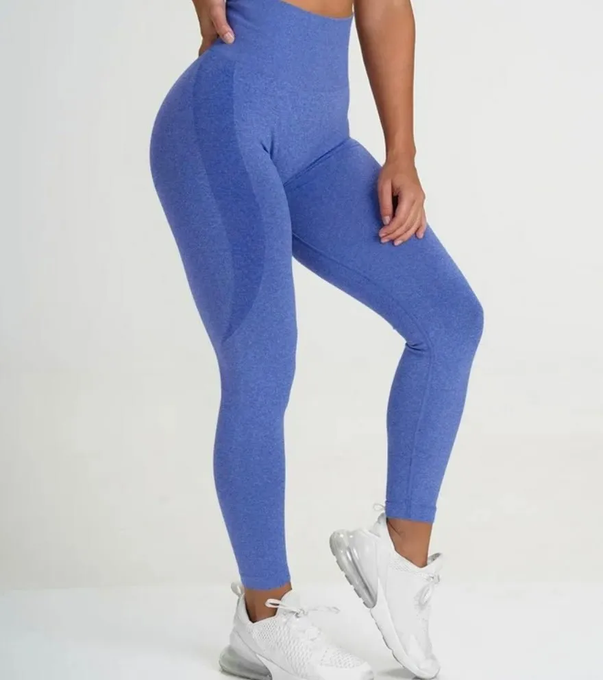 High Waist Push Up Workout Seamless Yoga Pants