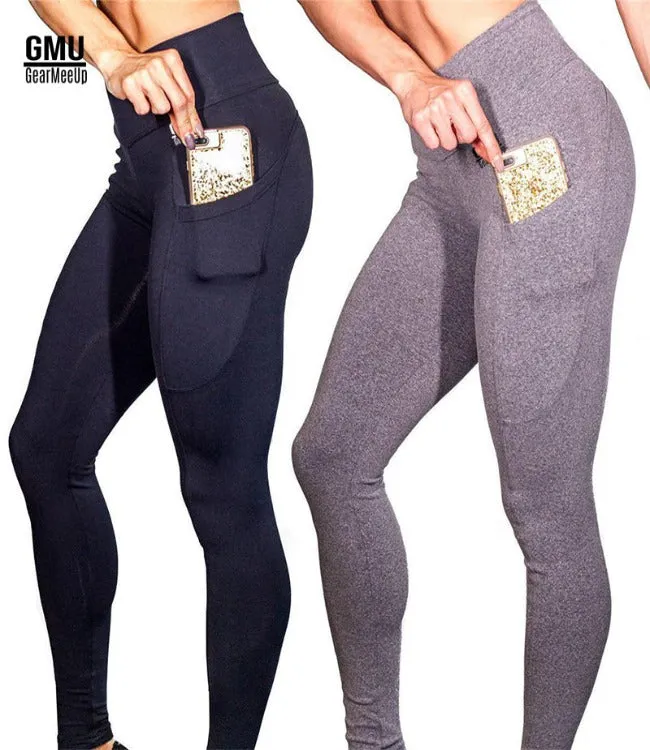 High-Waisted Push Up Workout Leggings