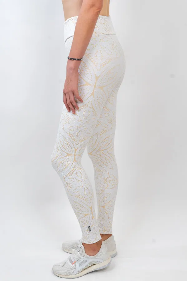 Lele Legging - White/Tan