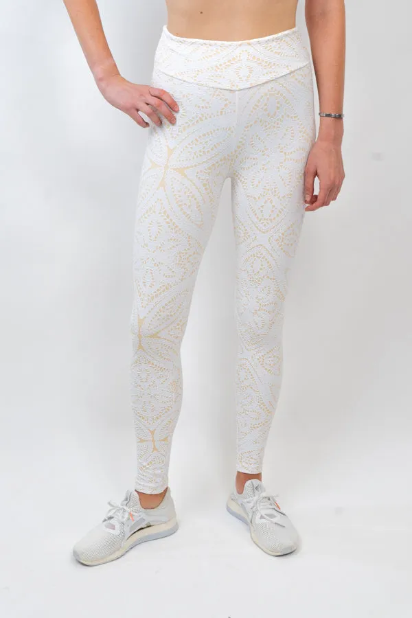 Lele Legging - White/Tan