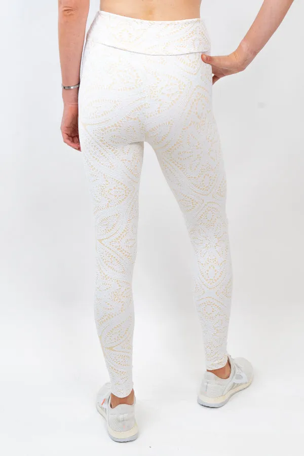 Lele Legging - White/Tan