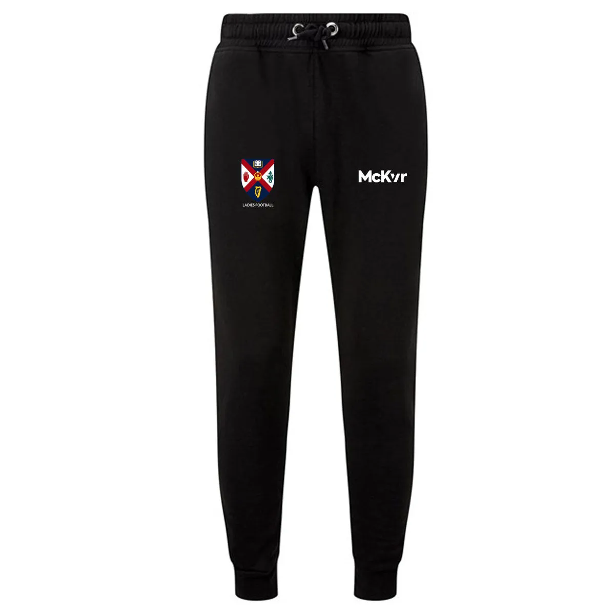 Mc Keever Queens Ladies Football Fitted Jogger Pants - Adult - Black