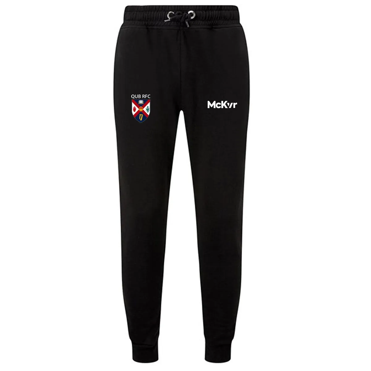 Mc Keever Queens Rugby Fitted Jogger Pants - Adult - Black