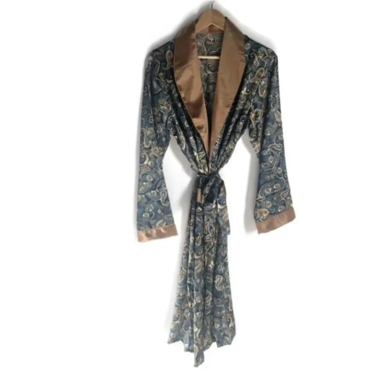 Men Robe Smoking Jacket