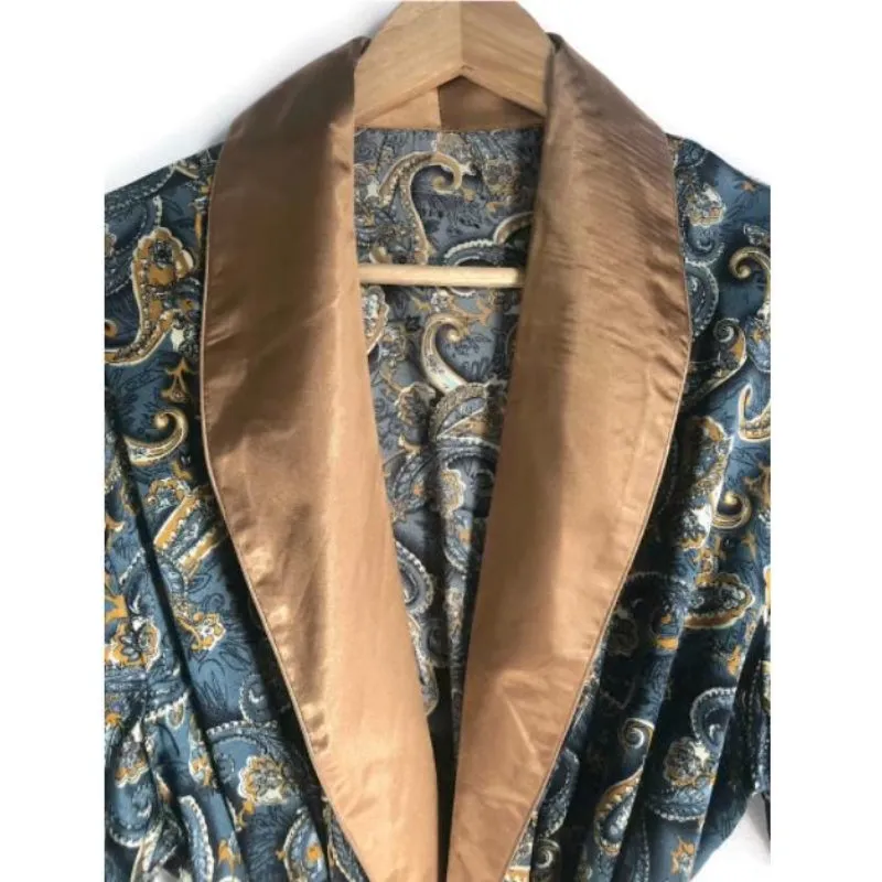 Men Robe Smoking Jacket