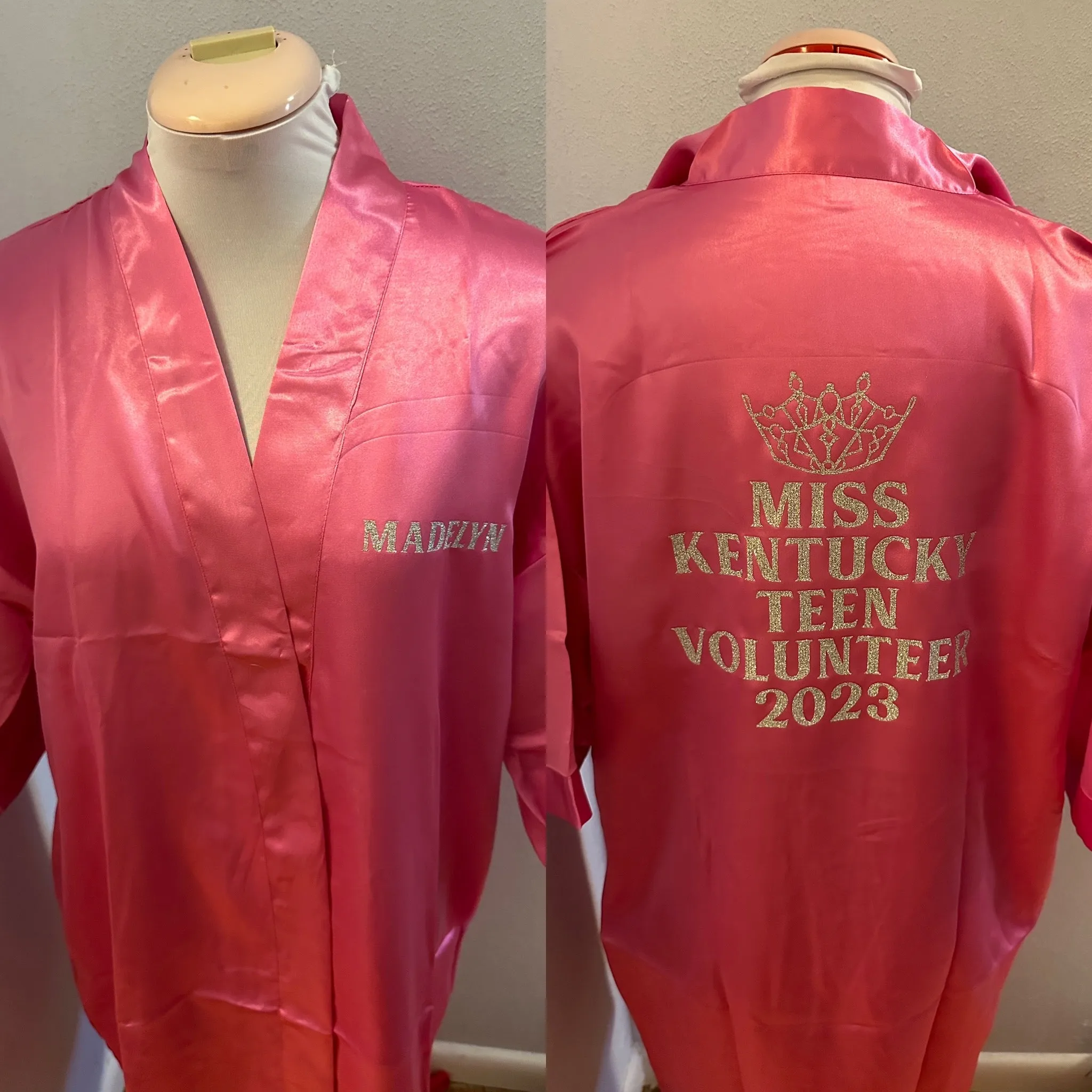 Miss Volunteer America Silk Robe