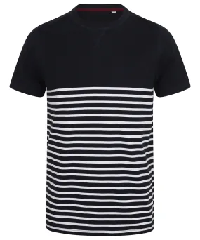 Navy/White - Short-sleeved Breton T