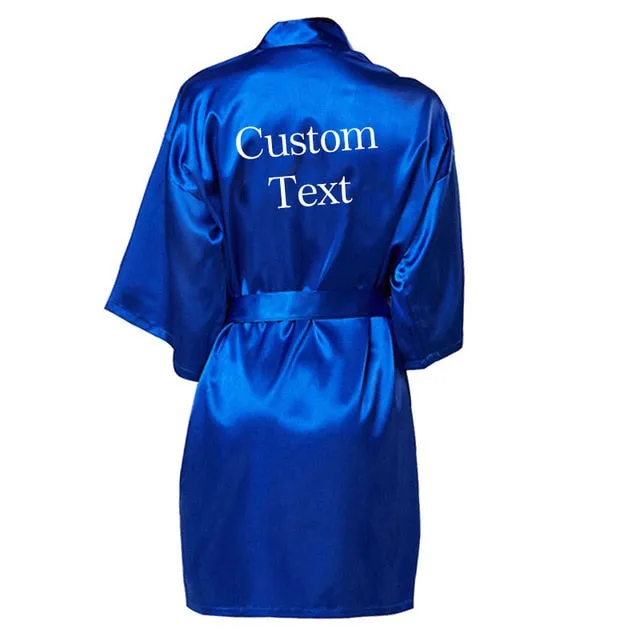 Personalized Bride-Bridesmaids Robes-Wedding Robe-Team Bride Gifts-Bridal Shower