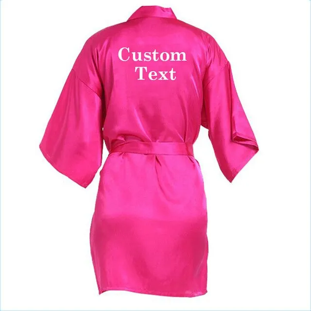 Personalized Bride-Bridesmaids Robes-Wedding Robe-Team Bride Gifts-Bridal Shower