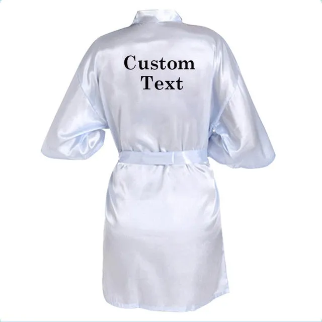 Personalized Bride-Bridesmaids Robes-Wedding Robe-Team Bride Gifts-Bridal Shower