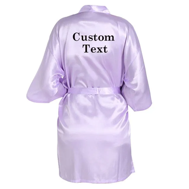 Personalized Bride-Bridesmaids Robes-Wedding Robe-Team Bride Gifts-Bridal Shower