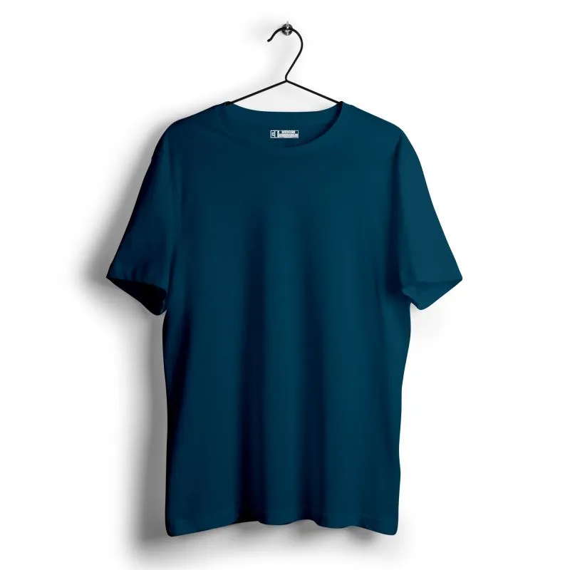 Petrol Blue Plain T-shirt