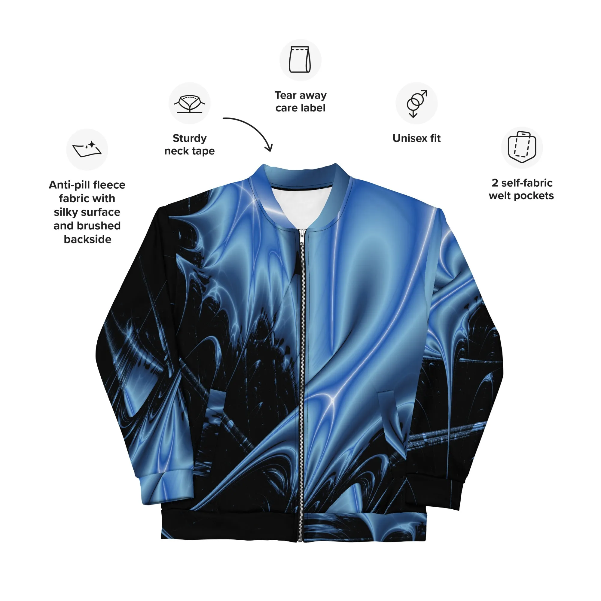 "Galactic Surge" Collection - Unisex Bomber Jacket