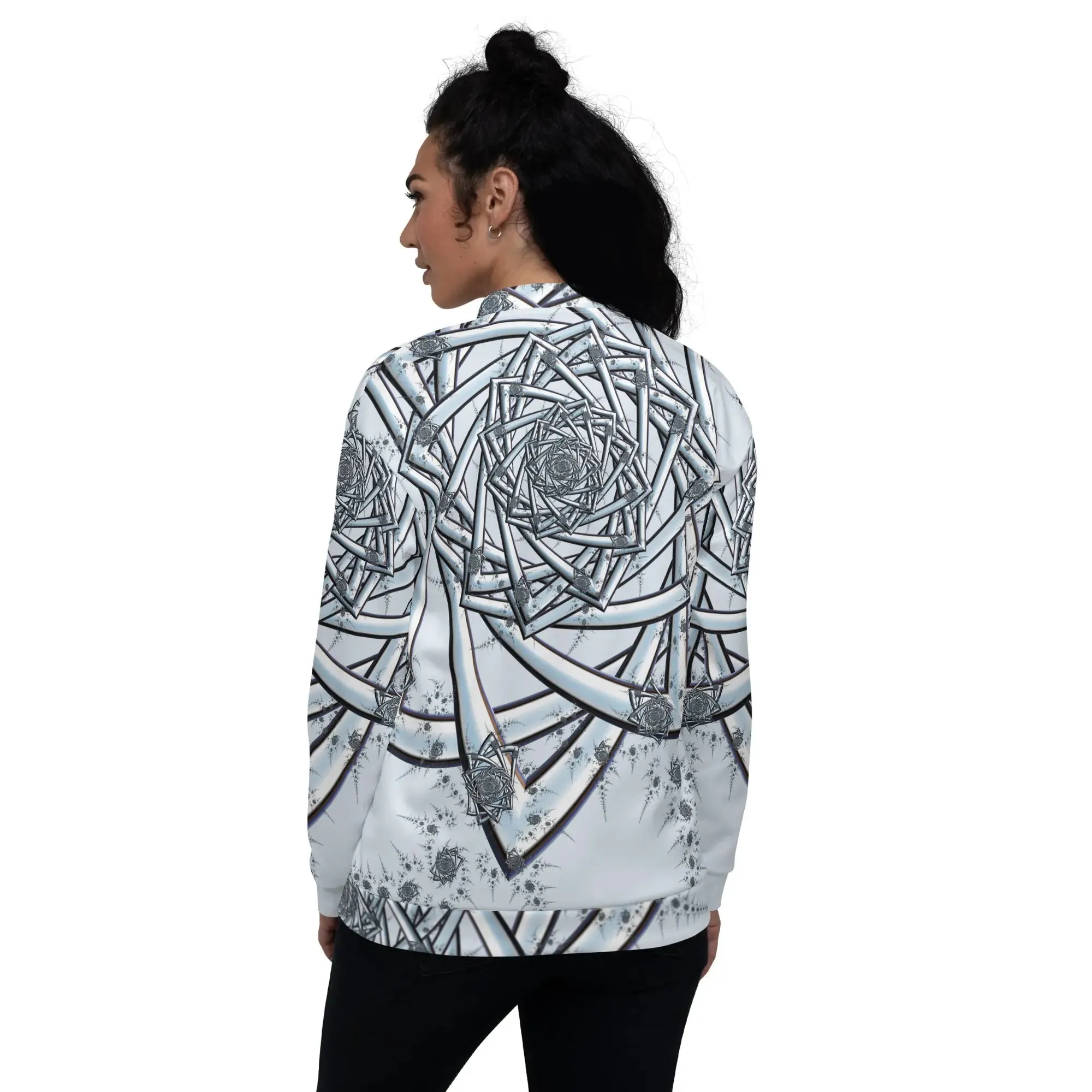 "Topological Rose" Collection - All Over Print Unisex Bomber Jacket