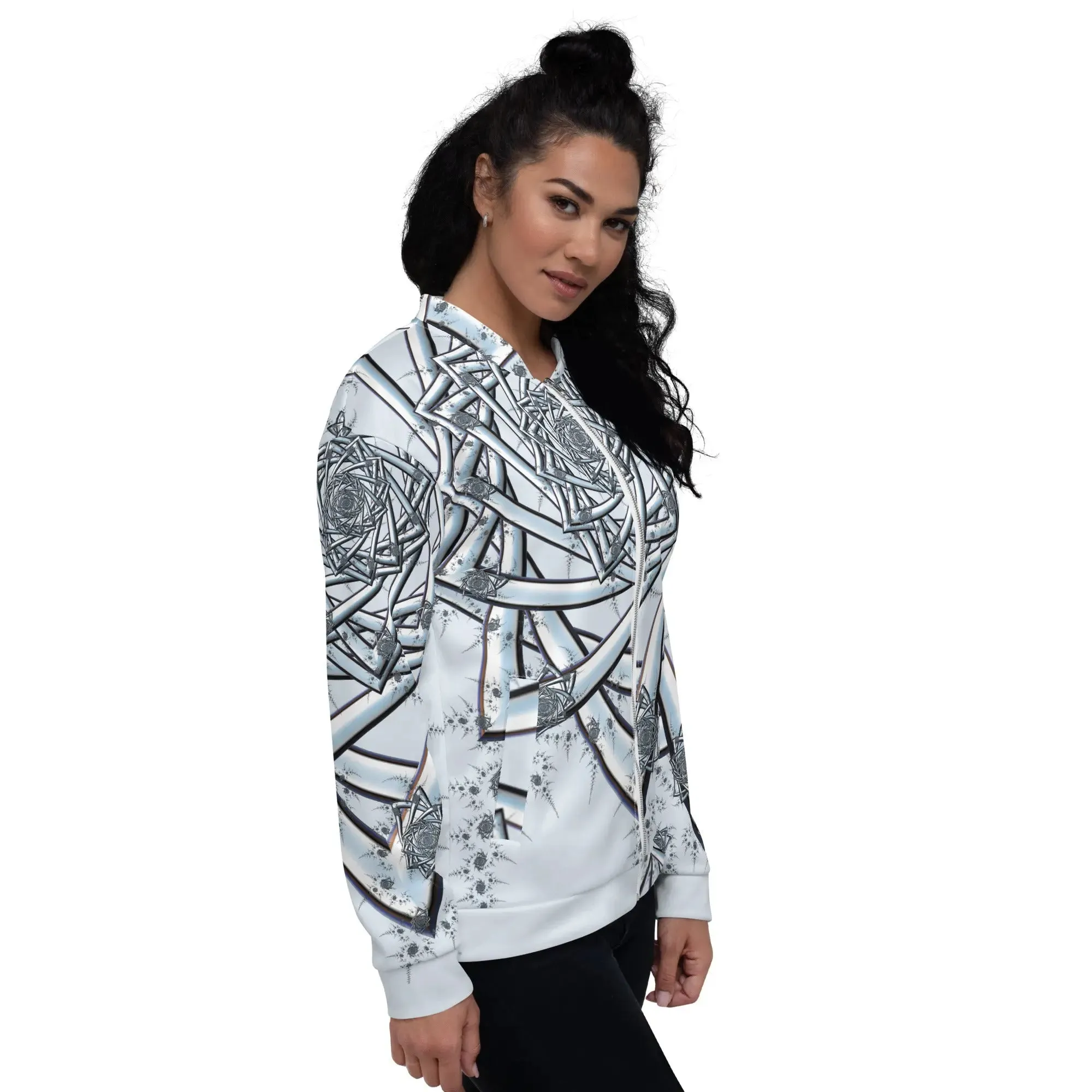 "Topological Rose" Collection - All Over Print Unisex Bomber Jacket