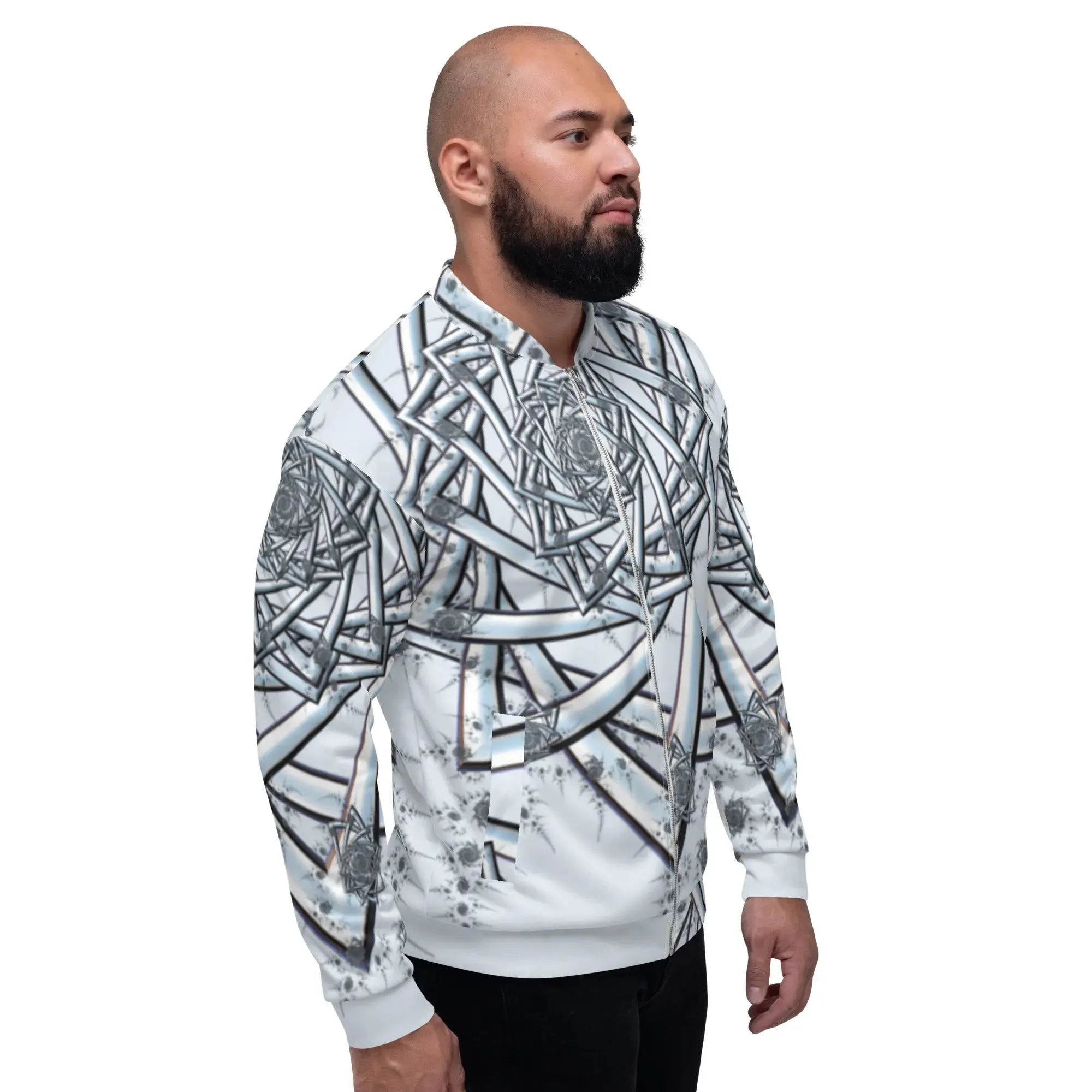 "Topological Rose" Collection - All Over Print Unisex Bomber Jacket