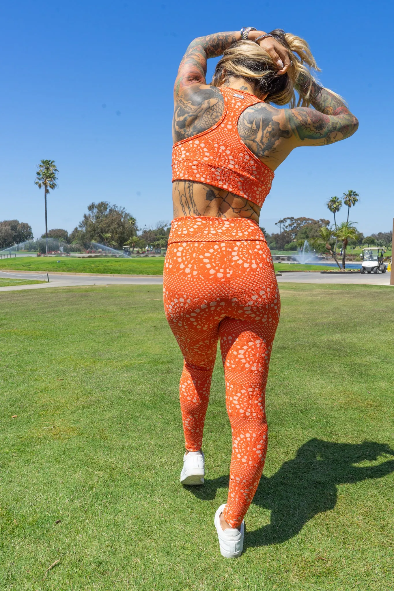 Riviera Legging- Orange