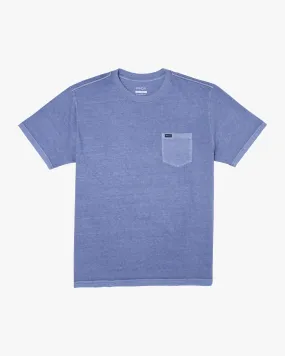 Solo Label Pigment Dye Tee - Royal