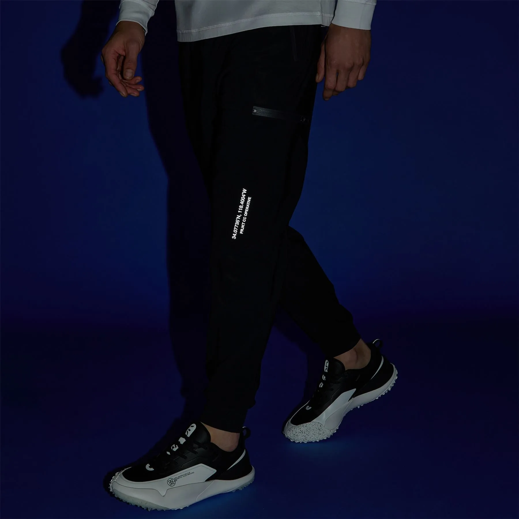 Stretch Warp Knit Cargo Jogger Pants Onyx - AW24