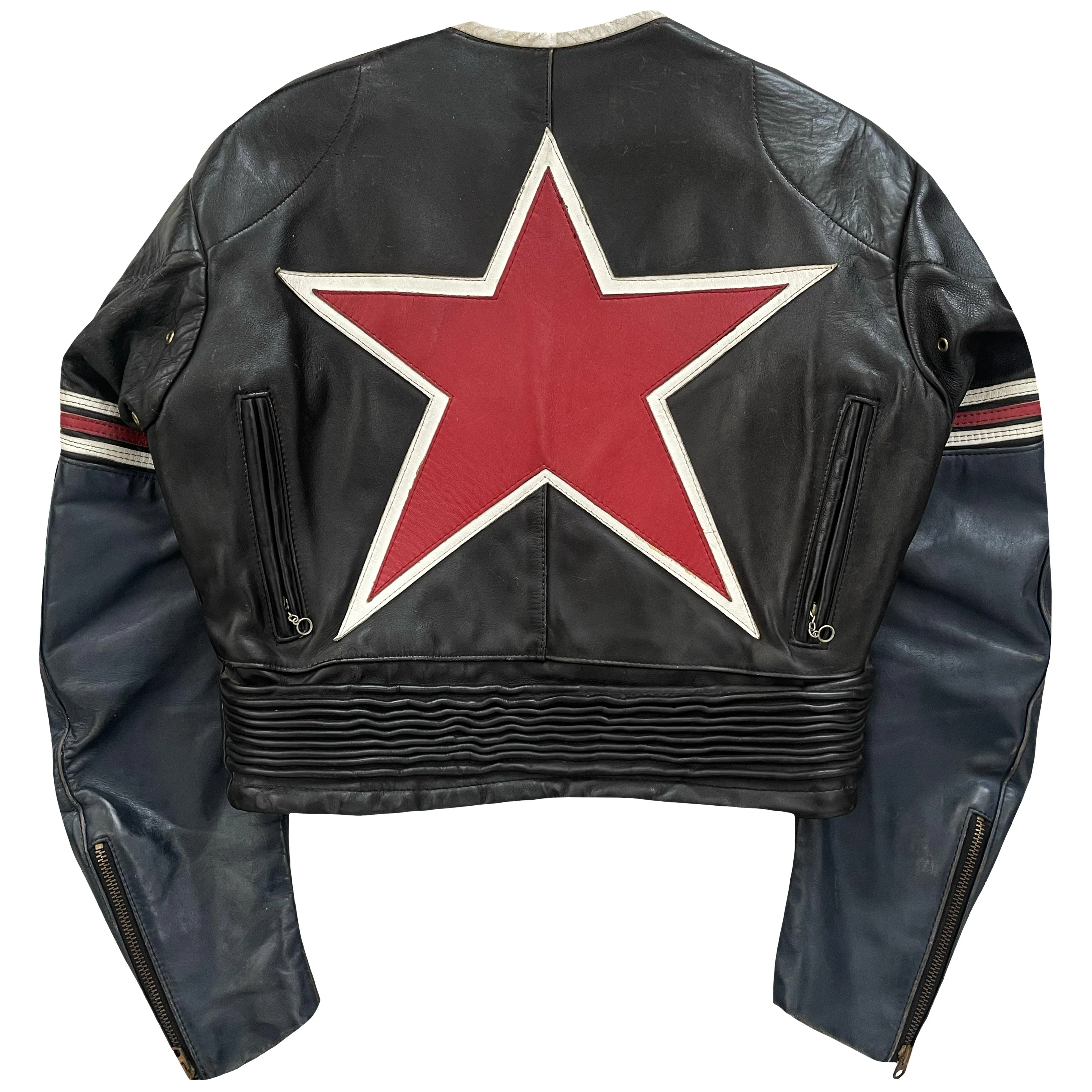 Vanson Leathers One Star Motorcycle Racer Jacket - M