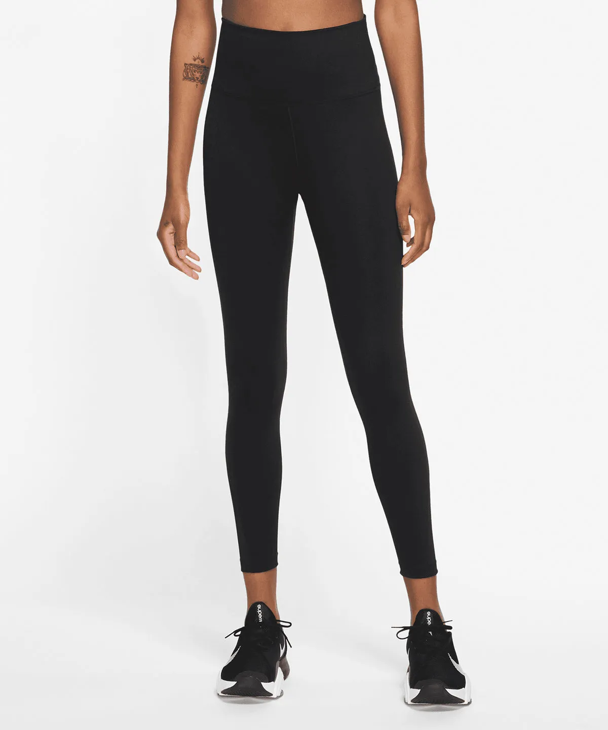 Womens Nike One Dri-FIT 7/8 leggings | Black/White